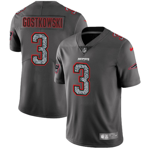 Nike Patriots #3 Stephen Gostkowski Gray Static Men's Stitched NFL Vapor Untouchable Limited Jersey Nike Patriots #3 Stephen Gostkowski Gray Static Men's Stitched NFL Vapor Untouchable Limited Jersey