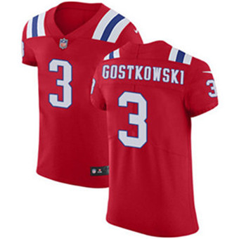 Nike Patriots #3 Stephen Gostkowski Red Alternate Men's Stitched NFL Vapor Untouchable Elite Jersey Nike Patriots #3 Stephen Gostkowski Red Alternate Men's Stitched NFL Vapor Untouchable Elite Jersey