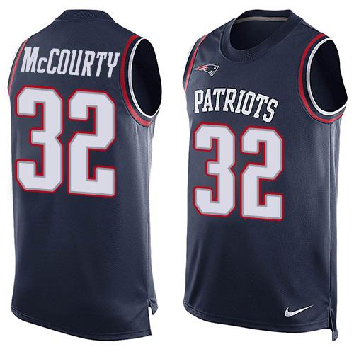 Nike Patriots #32 Devin McCourty Navy Blue Team Color Men's Stitched NFL Limited Tank Top Jersey Nike Patriots #32 Devin McCourty Navy Blue Team Color Men's Stitched NFL Limited Tank Top Jersey