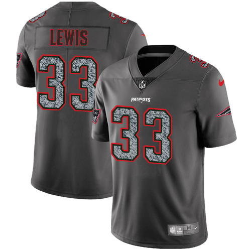 Nike Patriots #33 Dion Lewis Gray Static Men's Stitched NFL Vapor Untouchable Limited Jersey Nike Patriots #33 Dion Lewis Gray Static Men's Stitched NFL Vapor Untouchable Limited Jersey
