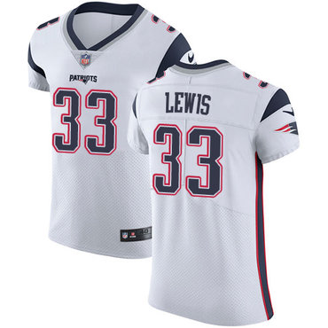 Nike Patriots #33 Dion Lewis White Men's Stitched NFL Vapor Untouchable Elite Jersey Nike Patriots #33 Dion Lewis White Men's Stitched NFL Vapor Untouchable Elite Jersey