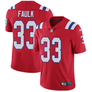 Nike Patriots #33 Kevin Faulk Red Alternate Men's Stitched NFL Vapor Untouchable Limited Jersey Nike Patriots #33 Kevin Faulk Red Alternate Men's Stitched NFL Vapor Untouchable Limited Jersey