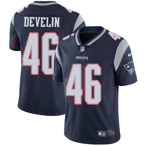 Nike Patriots #46 James Develin Navy Blue Team Color Men's Stitched NFL Vapor Untouchable Limited Jersey Nike Patriots #46 James Develin Navy Blue Team Color Men's Stitched NFL Vapor Untouchable Limited Jersey