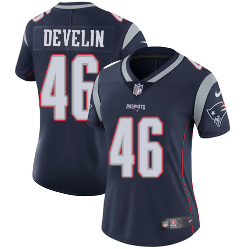 Nike Patriots #46 James Develin Navy Blue Team Color Women's Stitched NFL Vapor Untouchable Limited Jersey Nike Patriots #46 James Develin Navy Blue Team Color Women's Stitched NFL Vapor Untouchable Limited Jersey