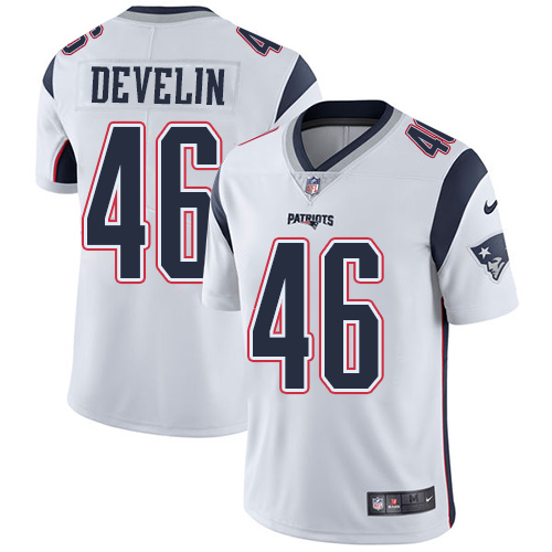 Nike Patriots #46 James Develin White Men's Stitched NFL Vapor Untouchable Limited Jersey Nike Patriots #46 James Develin White Men's Stitched NFL Vapor Untouchable Limited Jersey
