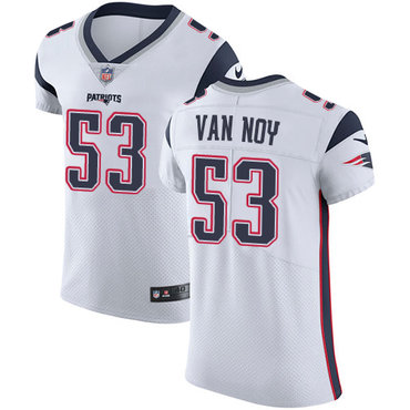 Nike Patriots #53 Kyle Van Noy White Men's Stitched NFL Vapor Untouchable Elite Jersey Nike Patriots #53 Kyle Van Noy White Men's Stitched NFL Vapor Untouchable Elite Jersey