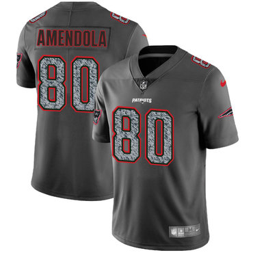 Nike Patriots #80 Danny Amendola Gray Static Men's Stitched NFL Vapor Untouchable Limited Jersey Nike Patriots #80 Danny Amendola Gray Static Men's Stitched NFL Vapor Untouchable Limited Jersey