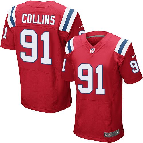 Nike Patriots #91 Jamie Collins Red Alternate Men's Stitched NFL Elite jerseys Nike Patriots #91 Jamie Collins Red Alternate Men's Stitched NFL Elite jerseys