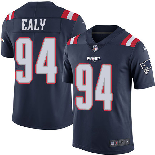 Nike Patriots #94 Kony Ealy Navy Blue Men's Stitched NFL Limited Rush Jersey
