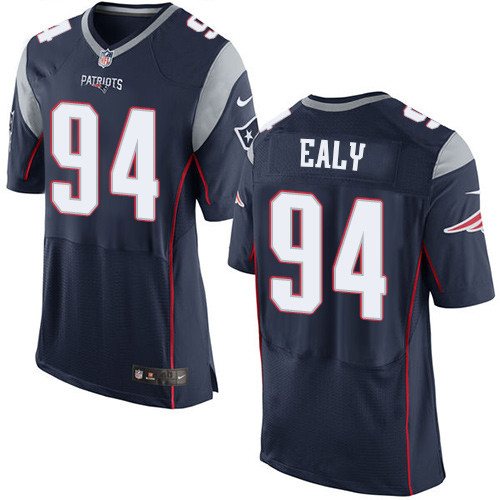 Nike Patriots #94 Kony Ealy Navy Blue Team Color Men's Stitched NFL Elite Jersey