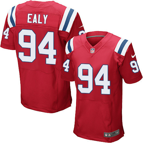 Nike Patriots #94 Kony Ealy Red Alternate Men's Stitched NFL Elite Jersey