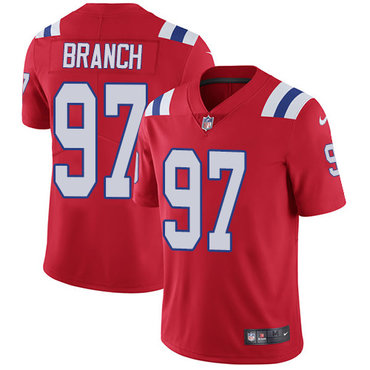 Nike Patriots #97 Alan Branch Red Alternate Men's Stitched NFL Vapor Untouchable Limited Jersey Nike Patriots #97 Alan Branch Red Alternate Men's Stitched NFL Vapor Untouchable Limited Jersey
