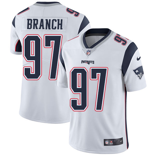 Nike Patriots #97 Alan Branch White Men's Stitched NFL Vapor Untouchable Limited Jersey Nike Patriots #97 Alan Branch White Men's Stitched NFL Vapor Untouchable Limited Jersey