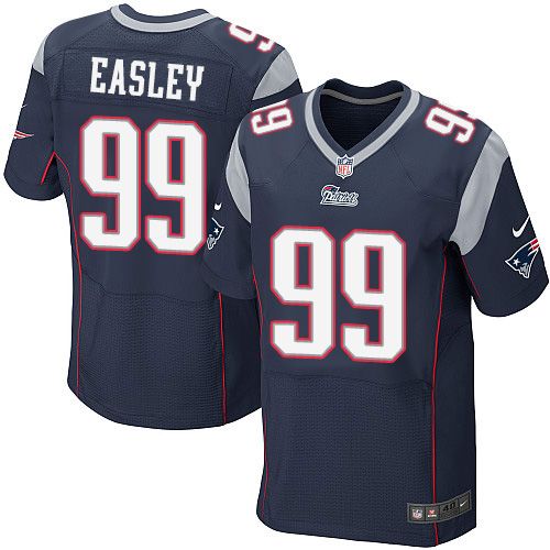 Nike Patriots #99 Dominique Easley Navy Blue Team Color Men's Stitched NFL Elite Jersey