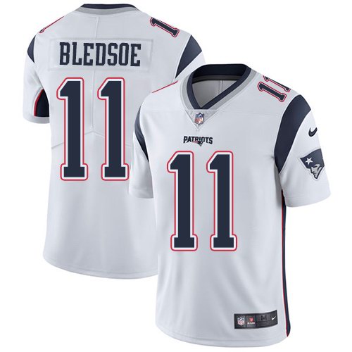Nike Patriots 11 Drew Bledsoe White Vapor Untouchable Limited Jersey Nike Patriots 11 Drew Bledsoe White Vapor Untouchable Limited Jersey