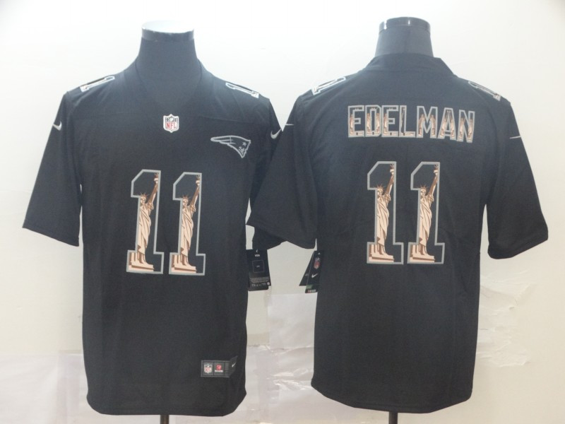 Nike Patriots 11 Julian Edelman Black Statue Of Liberty Limited Jersey Nike Patriots 11 Julian Edelman Black Statue Of Liberty Limited Jersey