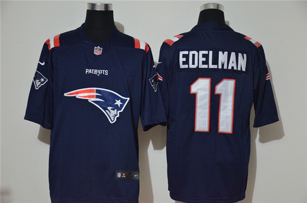 Nike Patriots 11 Julian Edelman Navy Team Big Logo Vapor Untouchable Limited Jersey Nike Patriots 11 Julian Edelman Navy Team Big Logo Vapor Untouchable Limited Jersey