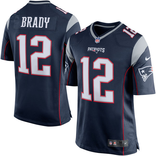 Nike Patriots 12 Tom Brady Navy Game Jersey Nike Patriots 12 Tom Brady Navy Game Jersey