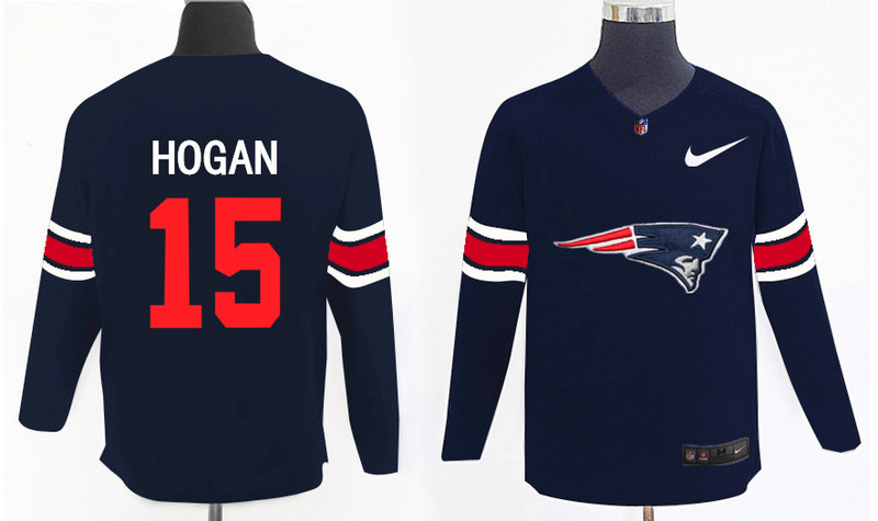 Nike Patriots 15 Chris Hogan Navy Knit Sweater Nike Patriots 15 Chris Hogan Navy Knit Sweater