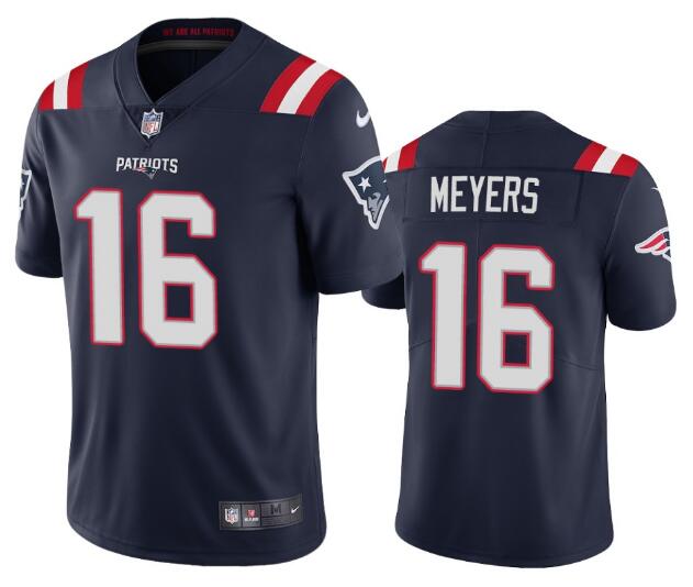 Nike Patriots 16 Jakobi Myers Navy Vapor Untouchable Limited Jersey Nike Patriots 16 Jakobi Myers Navy Vapor Untouchable Limited Jersey