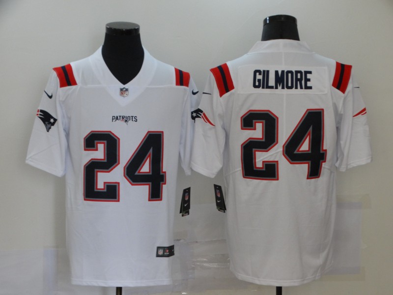Nike Patriots 24 Stephon Gilmore White New Vapor Untouchable Limited Jersey Nike Patriots 24 Stephon Gilmore White New Vapor Untouchable Limited Jersey