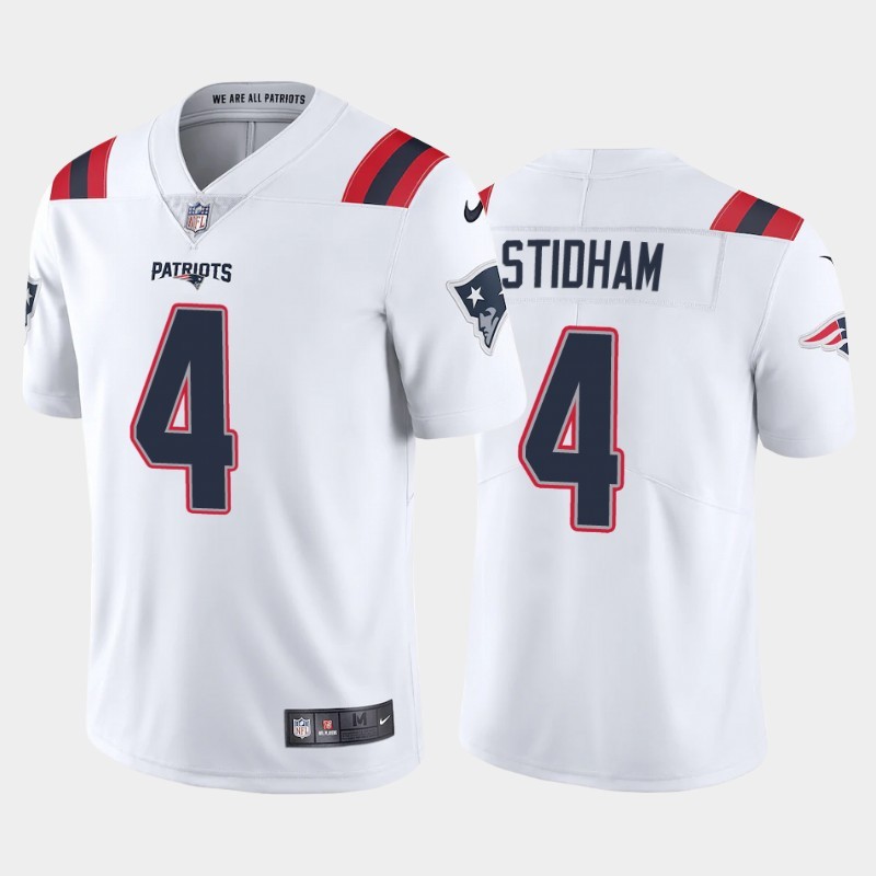 Nike Patriots 4 Jarrett Stidham White 2020 New Vapor Untouchable Limited Jersey Nike Patriots 4 Jarrett Stidham White 2020 New Vapor Untouchable Limited Jersey
