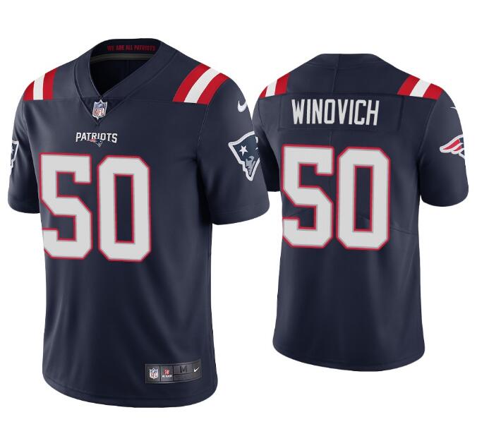 Nike Patriots 50 Chase Winovich Navy Vapor Untouchable Limited Jersey Nike Patriots 50 Chase Winovich Navy Vapor Untouchable Limited Jersey