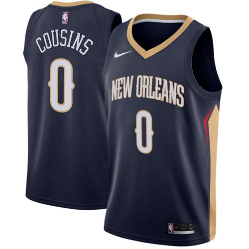 Nike Pelicans #0 DeMarcus Cousins Navy Stitched NBA Swingman Jersey Nike Pelicans #0 DeMarcus Cousins Navy Stitched NBA Swingman Jersey
