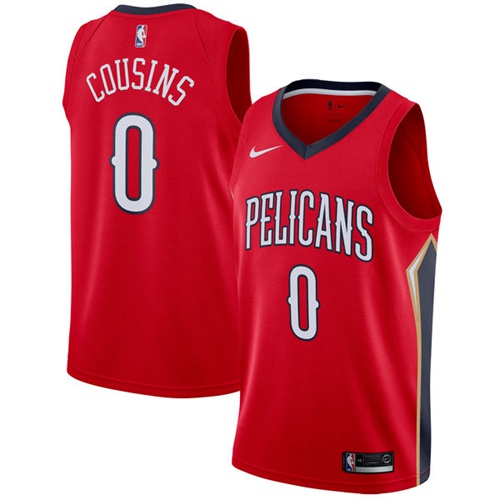 Nike Pelicans #0 DeMarcus Cousins Red NBA Swingman Statement Edition Jersey Nike Pelicans #0 DeMarcus Cousins Red NBA Swingman Statement Edition Jersey