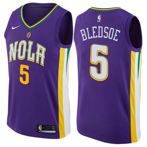 Nike Pelicans #5 Eric Bledsoe Purple NBA Swingman City Edition Jersey Nike Pelicans #5 Eric Bledsoe Purple NBA Swingman City Edition Jersey
