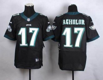 Nike Philadelphia Eagles #17 Nelson Agholor Black Alternate Men's Stitched NFL New Elite Jersey Nike Philadelphia Eagles #17 Nelson Agholor Black Alternate Men's Stitched NFL New Elite Jersey