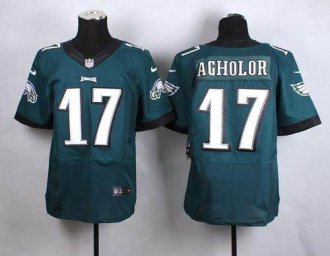 Nike Philadelphia Eagles #17 Nelson Agholor Midnight Green Team Color Men's Stitched NFL New Elite jersey Nike Philadelphia Eagles #17 Nelson Agholor Midnight Green Team Color Men's Stitched NFL New Elite jersey