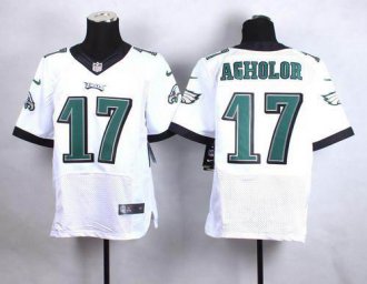 Nike Philadelphia Eagles #17 Nelson Agholor White Men's Stitched NFL New Elite Jersey Nike Philadelphia Eagles #17 Nelson Agholor White Men's Stitched NFL New Elite Jersey