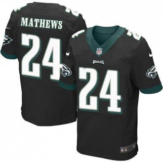 Nike Philadelphia Eagles #24 Ryan Mathews Black Alternate Men's Stitched NFL New Elite jersey Nike Philadelphia Eagles #24 Ryan Mathews Black Alternate Men's Stitched NFL New Elite jersey