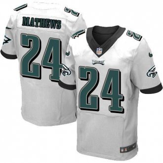 Nike Philadelphia Eagles #24 Ryan Mathews White Men's Stitched NFL New Elite Jersey Nike Philadelphia Eagles #24 Ryan Mathews White Men's Stitched NFL New Elite Jersey