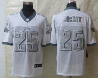 Nike Philadelphia Eagles #25 LeSean McCoy White NFL Limited Platinum Jersey Nike Philadelphia Eagles #25 LeSean McCoy White NFL Limited Platinum Jersey