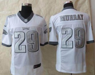 Nike Philadelphia Eagles #29 DeMarco Murray White Men's Stitched NFL Limited Platinum Jersey Nike Philadelphia Eagles #29 DeMarco Murray White Men's Stitched NFL Limited Platinum Jersey
