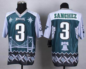 Nike Philadelphia Eagles #3 Mark Sanchez Midnight Green NFL Elite Noble Fashion Jersey Nike Philadelphia Eagles #3 Mark Sanchez Midnight Green NFL Elite Noble Fashion Jersey