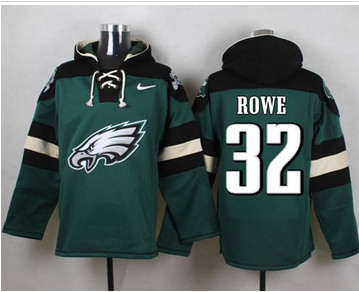 Nike Philadelphia Eagles #32 Eric Rowe Midnight Green Player Pullover NFL Hoodie Nike Philadelphia Eagles #32 Eric Rowe Midnight Green Player Pullover NFL Hoodie