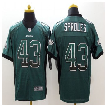 Nike Philadelphia Eagles #43 Darren Sproles Midnight Green Team Color Men's Stitched NFL Elite Drift Fashion Jersey Nike Philadelphia Eagles #43 Darren Sproles Midnight Green Team Color Men's Stitched NFL Elite Drift Fashion Jersey