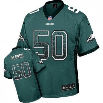 Nike Philadelphia Eagles #50 Kiko Alonso Midnight Green Team Color Men's Stitched NFL Elite Drift Fashion Jersey Nike Philadelphia Eagles #50 Kiko Alonso Midnight Green Team Color Men's Stitched NFL Elite Drift Fashion Jersey