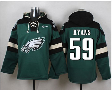 Nike Philadelphia Eagles #59 DeMeco Ryans Midnight Green Player Pullover NFL Hoodie Nike Philadelphia Eagles #59 DeMeco Ryans Midnight Green Player Pullover NFL Hoodie