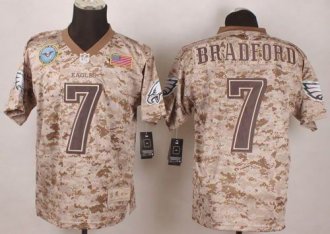 Nike Philadelphia Eagles #7 Sam Bradford Camo Men's Stitched NFL New Elite USMC Jersey Nike Philadelphia Eagles #7 Sam Bradford Camo Men's Stitched NFL New Elite USMC Jersey