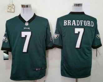 Nike Philadelphia Eagles #7 Sam Bradford Midnight Green Team Color Men's Stitched NFL Game jersey Nike Philadelphia Eagles #7 Sam Bradford Midnight Green Team Color Men's Stitched NFL Game jersey