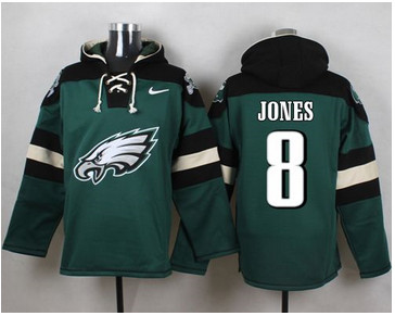 Nike Philadelphia Eagles #8 Donnie Jones Midnight Green Player Pullover NFL Hoodie Nike Philadelphia Eagles #8 Donnie Jones Midnight Green Player Pullover NFL Hoodie
