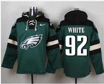 Nike Philadelphia Eagles #92 Reggie White Midnight Green Player Pullover NFL Hoodie Nike Philadelphia Eagles #92 Reggie White Midnight Green Player Pullover NFL Hoodie