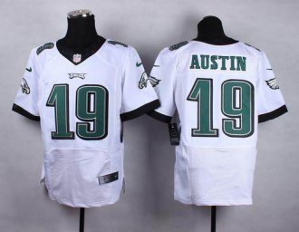 Nike Philadelphia Eagles#19 Miles Austin White Men's Stitched NFL New Elite Jersey Nike Philadelphia Eagles#19 Miles Austin White Men's Stitched NFL New Elite Jersey
