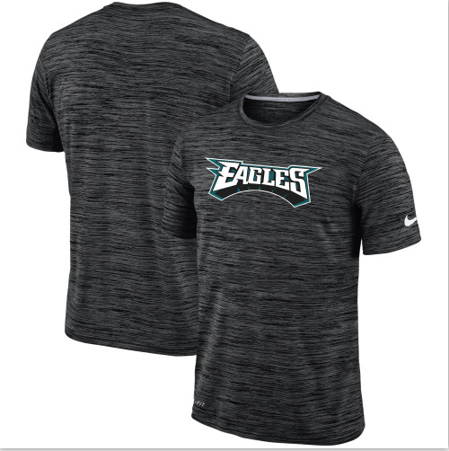 Nike Philadelphia Eagles Black Velocity Performance T-Shirt Nike Philadelphia Eagles Black Velocity Performance T-Shirt