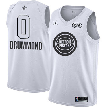 Nike Pistons #0 Andre Drummond White Youth NBA Jordan Swingman 2018 All-Star Game Jersey Nike Pistons #0 Andre Drummond White Youth NBA Jordan Swingman 2018 All-Star Game Jersey