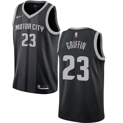 Nike Pistons #23 Blake Griffin Black NBA Swingman City Edition 2018 19 Jersey Nike Pistons #23 Blake Griffin Black NBA Swingman City Edition 2018 19 Jersey
